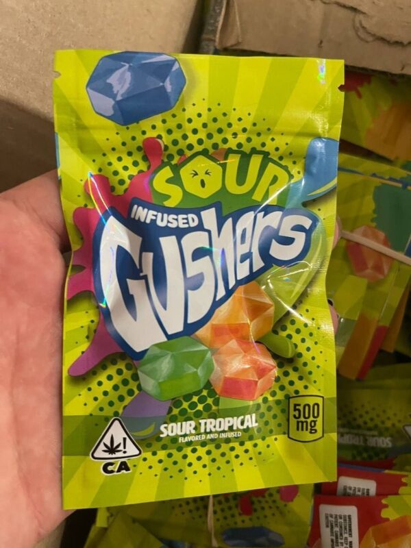 sour infused Gushers